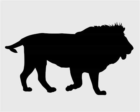 FREE 8+ Lion Silhouette in Vector EPS | AI