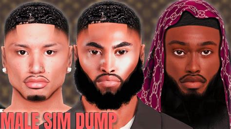 💕 Sims 4 URBAN Male Sim Dump | CC Folder & SIM DOWNLOAD