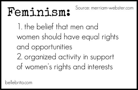 Feminism 101: Feminist Vocabulary for Beginners - Belle Brita