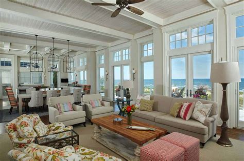 Inviting Nantucket-style beach house perched on shores of Lake Michigan