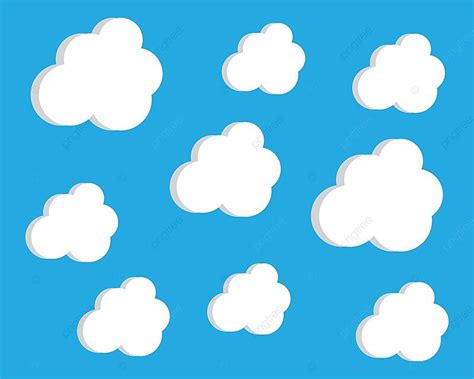 Blue Sky With Cloud Background Vector Illustration Art Heaven Sunrise ...