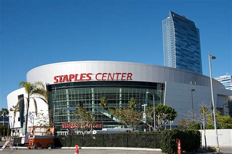 60+ Downtown Los Angeles Staples Center Stock Photos, Pictures ...