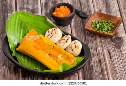 Colombian Tamales Recipe Steamed Banana Leaves Stock Photo 2228766381 ...