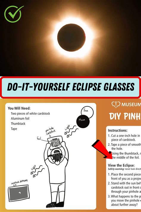 Prepare for the upcoming total solar eclipse. Here's how to make your own DIY eclipse glasses ...