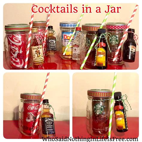 Christmas cocktail gift Diy Holiday Gifts, Homemade Christmas Gifts, Homemade Gifts, Xmas Gifts ...