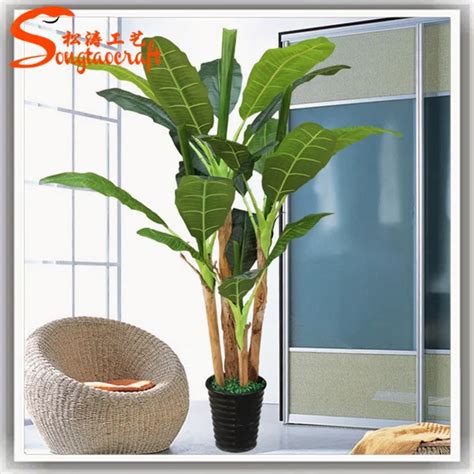 Artificial Banana Leaf Plants Decorated Banana Tree Evergreen Artificial Banana Tree - Buy ...