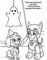 Paw Patrol Halloween Coloring Pages sketch template