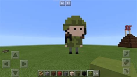 Soldier Pixel art ! | Minecraft Amino