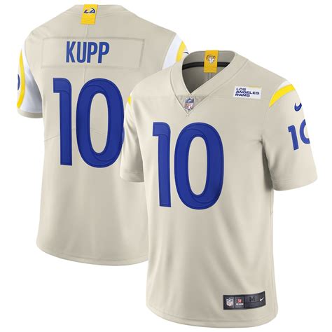 Men's Nike Cooper Kupp Bone Los Angeles Rams Vapor Limited Jersey