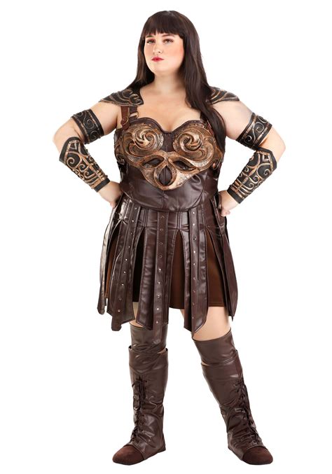 Plus Size Deluxe Xena Warrior Princess Women's Costume