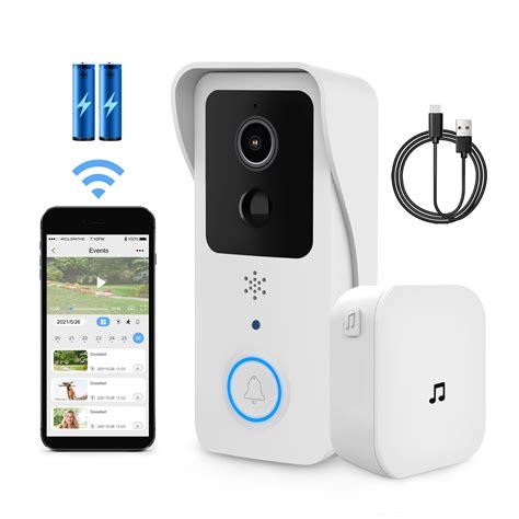 Retap T32 Pro Wireless Video Doorbell Camera, 1080p 5G WiFi Smart ...