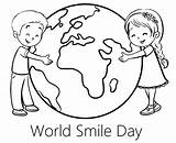 Celebrate World Smile Day coloring Page  Download Print Or Color sketch template
