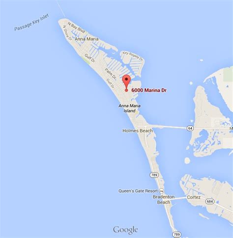 Santa Maria Island Fl Map - State Coastal Towns Map