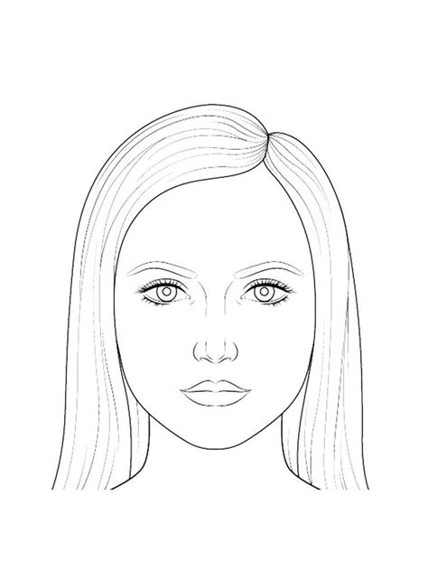 Face Outline, Outline Drawings, Art Drawings For Kids, Easy Drawings ...