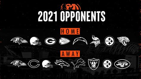 Cincinnati Bengals 2021 Schedule: Opponents Officially Set