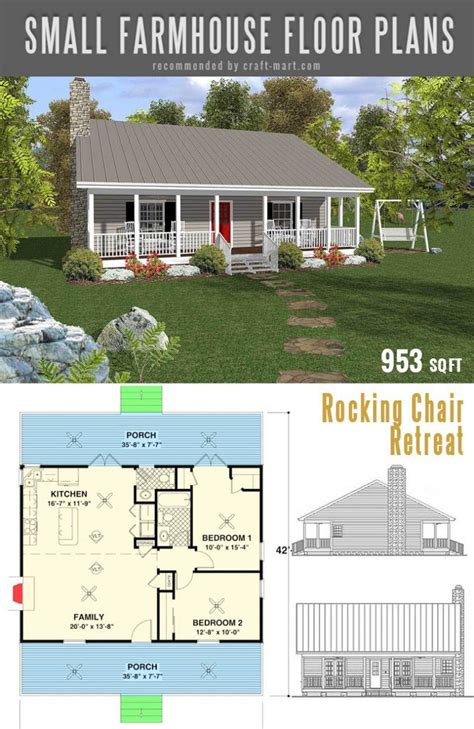 Small farmhouse plans for building a home of your dreams | Simple ...