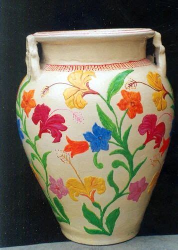 Pot Painting & Ceramic Art Work - Flower Pot Painting Manufacturer from Meerut