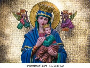 Our Lady Perpetual Help Catholic Statue Stock Photo 1276888492 ...