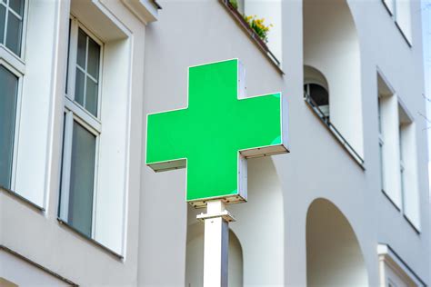 Green Cross Pharmacy 10648200 Stock Photo at Vecteezy