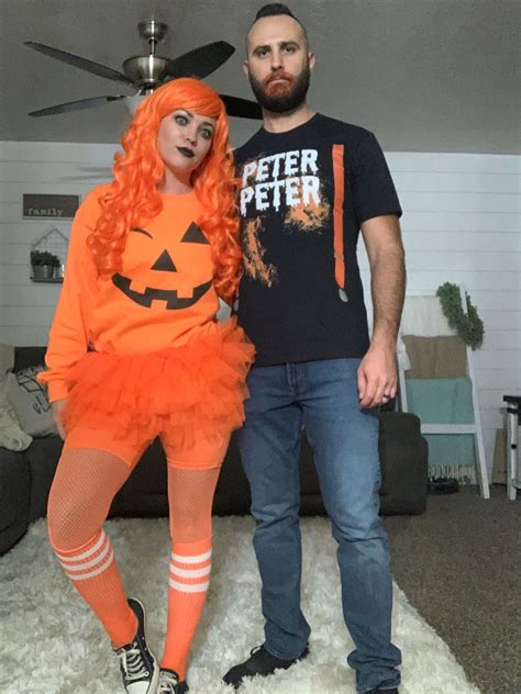 Couple Halloween Petter Petter Pumpkin Eater | Unique couple halloween costumes, Clever couples ...