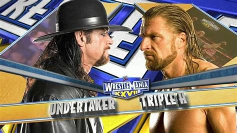 TJR WrestleMania's Greatest Matches: The Undertaker vs. Triple H ...