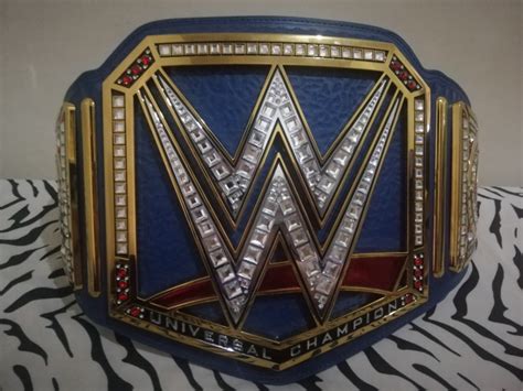 WWE Blue Universal Championship Commemorative Belt, Everything Else, Others on Carousell