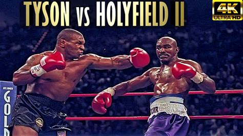 Mike Tyson vs Evander Holyfield II | The Most SCANDALOUS FIGHT 4K Ultra HD - YouTube