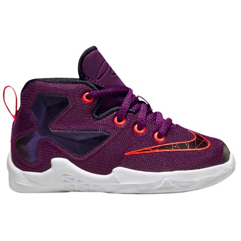 Nike LeBron XIII - Boys' Toddler - Basketball - Shoes - LeBron James - Mulberry/Black/Pure ...