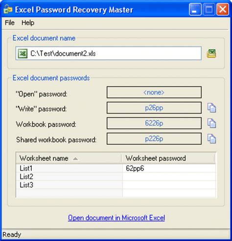 Excel Password Recovery Master - Download