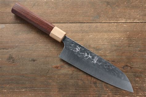 Yu Kurosaki R2/SG2 Hammered Santoku Japanese Knife 165mm - Japanny ...