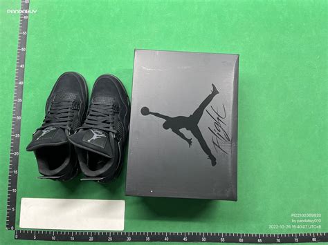 QC Jordan 4 Black Cat - PandaBuy : r/FashionReps