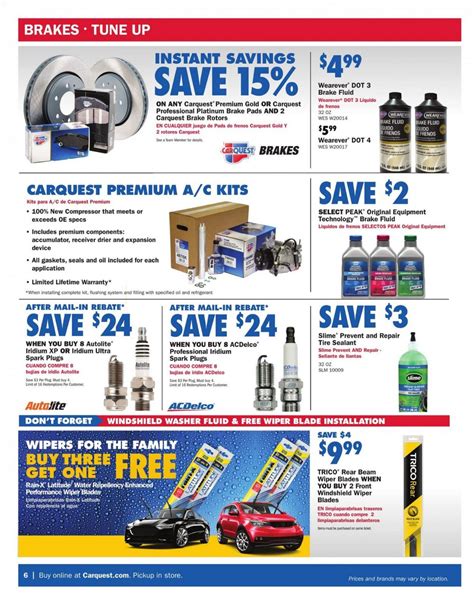 Carquest Auto Parts Current Sales - Weekly Ads Online