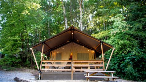 Great Smoky Mountains glamping at Little Arrow Outdoor Resort