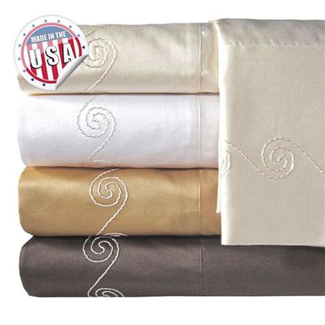 Swirl 800 Thread Count Sheets by Veratex - BeddingSuperStore.com