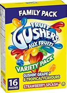 NEW FAMILY PACK BOX OF FRUIT GUSHERS VARIETY PACK