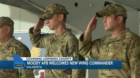 Moody Air Force Base hosts change of command service - YouTube