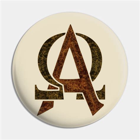 Greek Alphabet - Letter Alpha Omega 2 - Alpha Omega - Pin | TeePublic