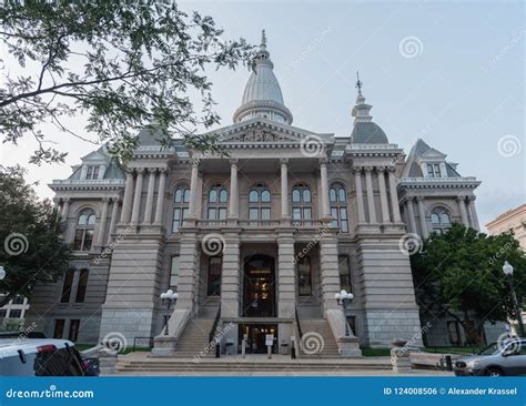 Tippecanoe County Courthouse, Lafayette, Indiana, in the Summer Stock Photo - Image of indiana ...