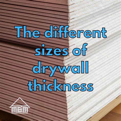 Does drywall thickness matter? | Master Building Materials Blog