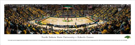 North Dakota State Bison at NDSU Scheels Arena Panoramic Poster - the Stadium Shoppe