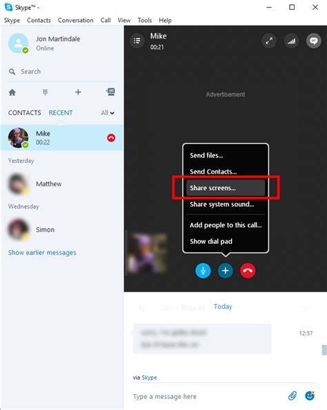 Here's How To Share Your Screen On Skype, Whatever Version You Use ...