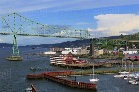 Astoria Bridge, Astoria, Oregon, United States of America, North America - Stock Photo - Dissolve