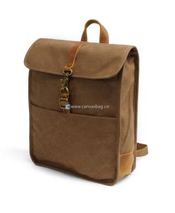 Waterproof Rucksack Waxed Rucksack Oiled Canvas Backpack - Canvas Bag Leather Bag CanvasBag.Co