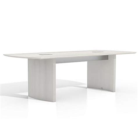 Safco Products Medina Modern Office Conference Meeting Room Table, 8 ft, Textured Sea Salt ...