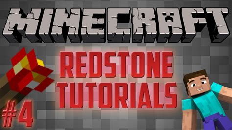 Minecraft 1.8 Redstone Tutorial #4 - Redstone Clocks - YouTube