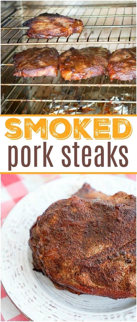 Smoked Pork Steaks with Dry Rub - Smoked Pork Steaks Traeger