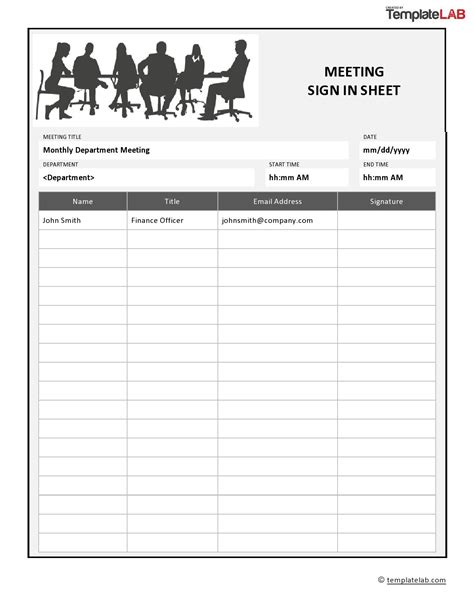 40 Sign Up Sheet / Sign In Sheet Templates (Word & Excel)