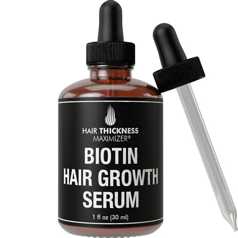 Hair Growth Serum With Biotin Oil – Hair Thickness Maximizer