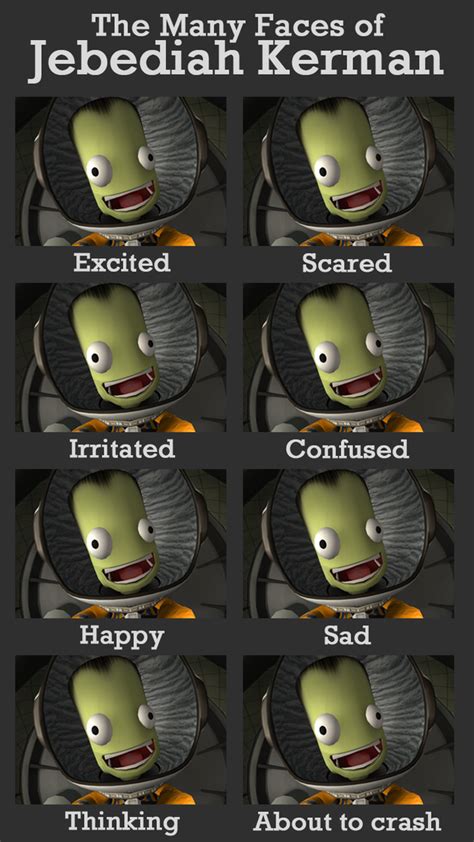 The Many Faces of Jebediah Kerman : KerbalSpaceProgram