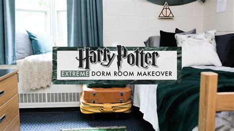 a HARRY POTTER dorm room?! - YouTube